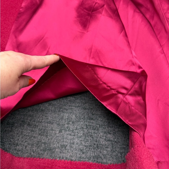 Vintage London Fog Magenta Heavy Wool Overcoat - Size 6 Reg - Picture 14 of 16